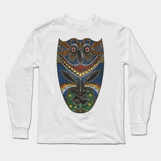 African Mask Traditional t shirt P R t shirt Long Sleeve T-Shirt